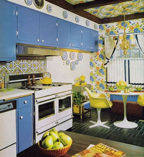 60s kitchen wallpaper